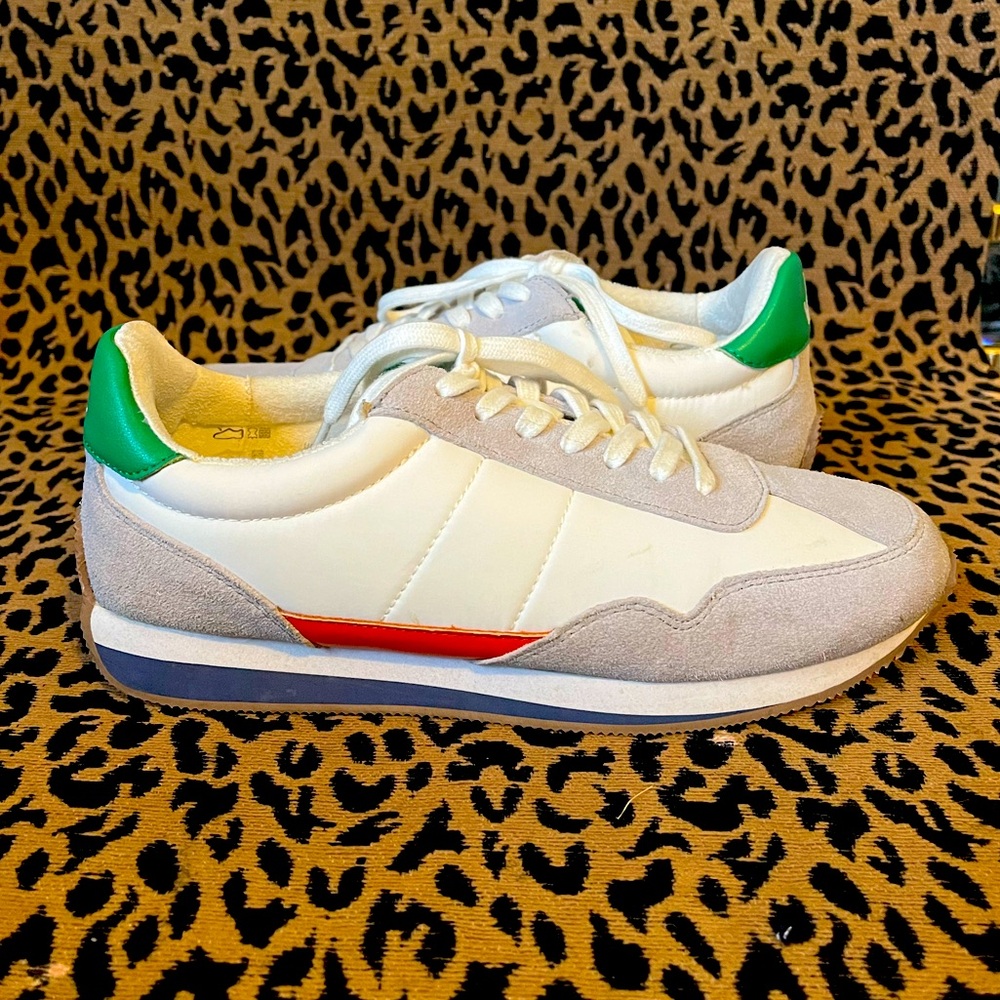 Madewell League Sneakers in Leather and Suede.
